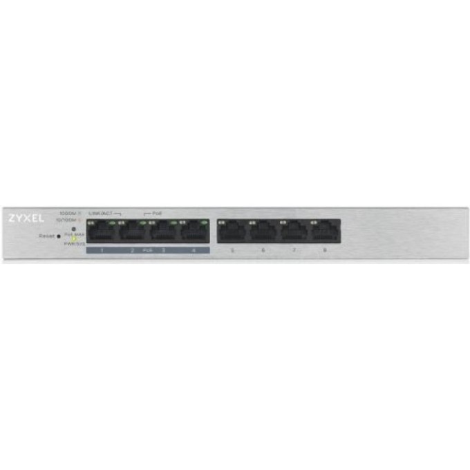 Коммутатор ZYXEL GS1200-8HP v2 8G 4PoE 4PoE+ 60W управляемый GS1200-8HPV2-EU0101F