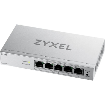 Коммутатор ZYXEL GS1200-5HPV3-EU0101F (L2) 5x1Гбит/с 4PoE+ 68W управляемый