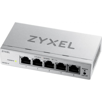 Коммутатор ZYXEL GS1200-5V3-EU0101F (L2) 5x1Гбит/с управляемый