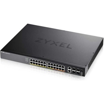 Коммутатор ZYXEL NEBULAFLEX PRO XGS2220-30 XGS2220-30-EU0101F 24x100Mb 24G 2x10G 4SFP 4SFP+ управляемый Коммутатор ZYXEL NEBULAFLEX PRO XGS2220-30 XGS2220-30-EU0101F 24x100Mb 24G 2x10G 4SFP 4SFP+ управляемый